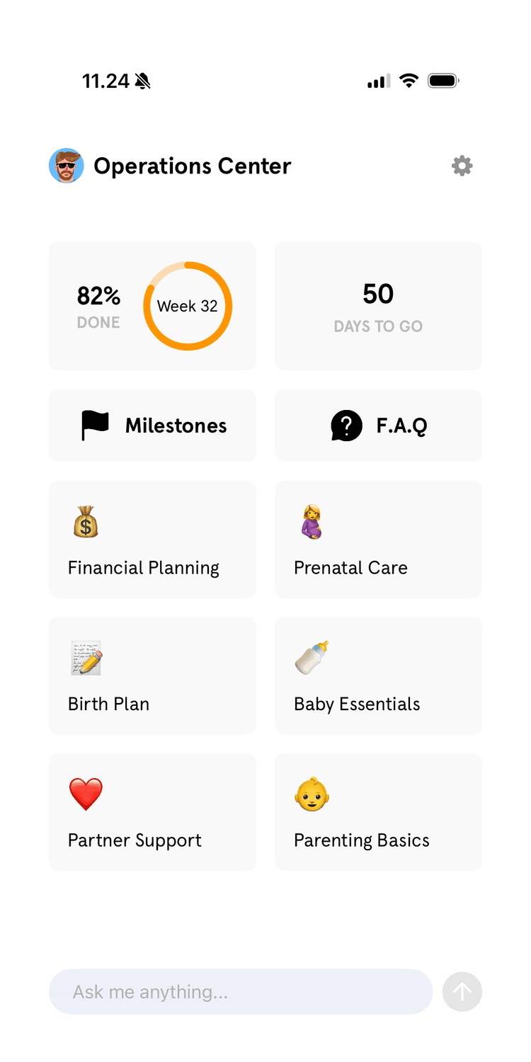 DadGPT App Screenshot - Chat Interface